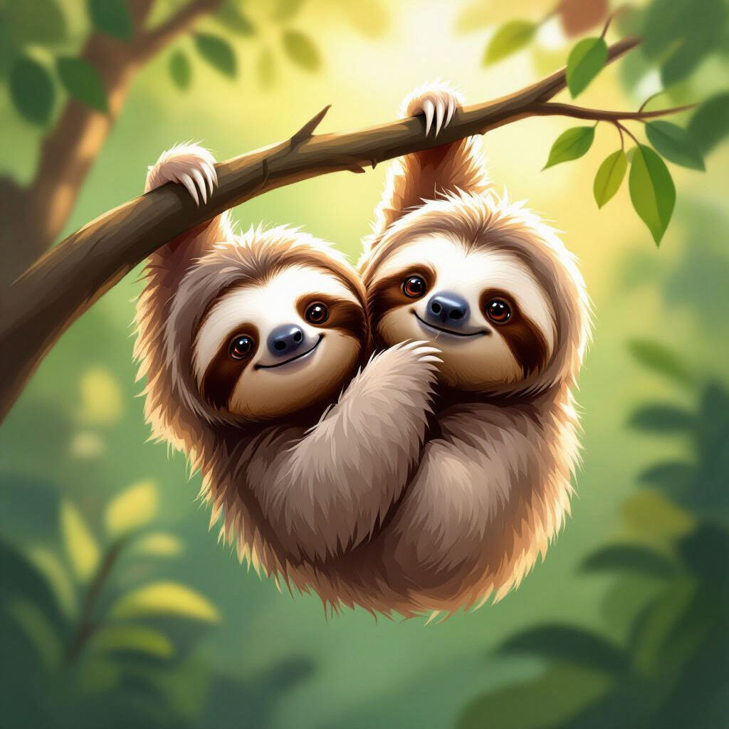 AI Generated Sloth Pictures - Create Your Own Art