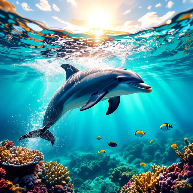 Dolphin Pictures - Made With AI gallery