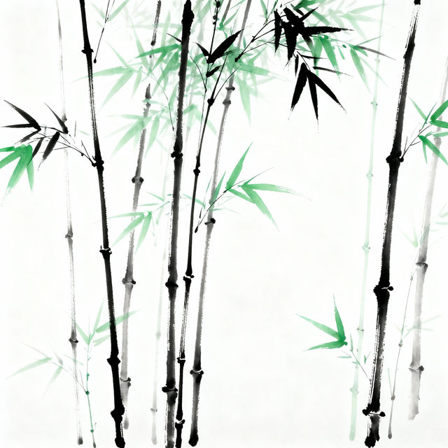 Easy Bamboo Drawings gallery