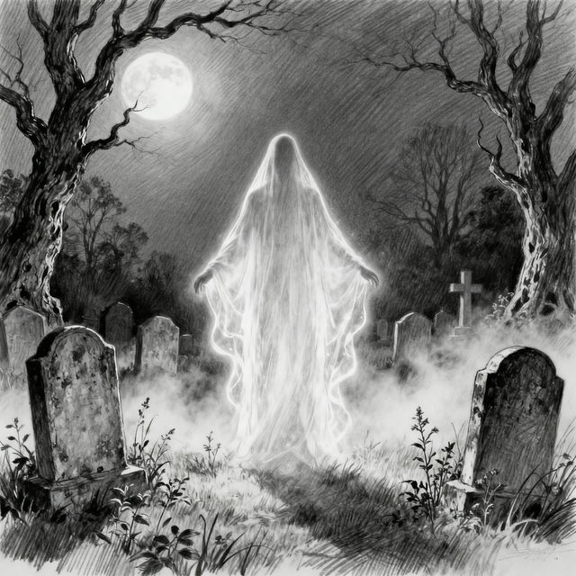 Drawing Of Ghost gallery