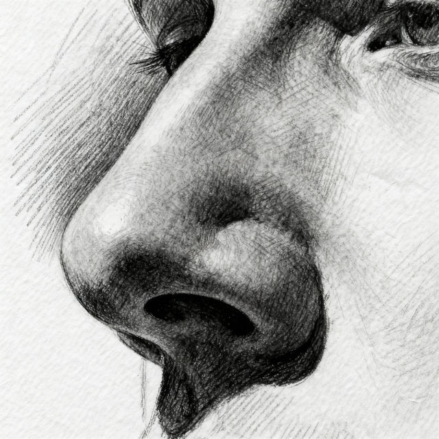 Drawings Of Noses - AI Generated gallery