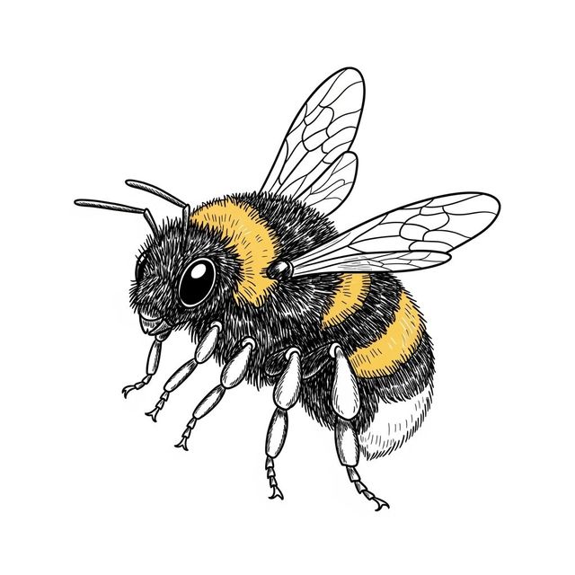 Browse Bumble Bee Drawings Created With AI gallery