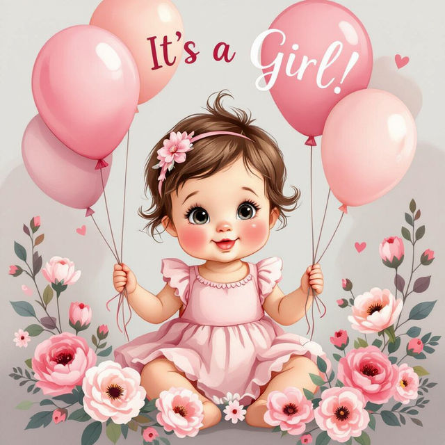 Its A Girl Images - AI Generated gallery