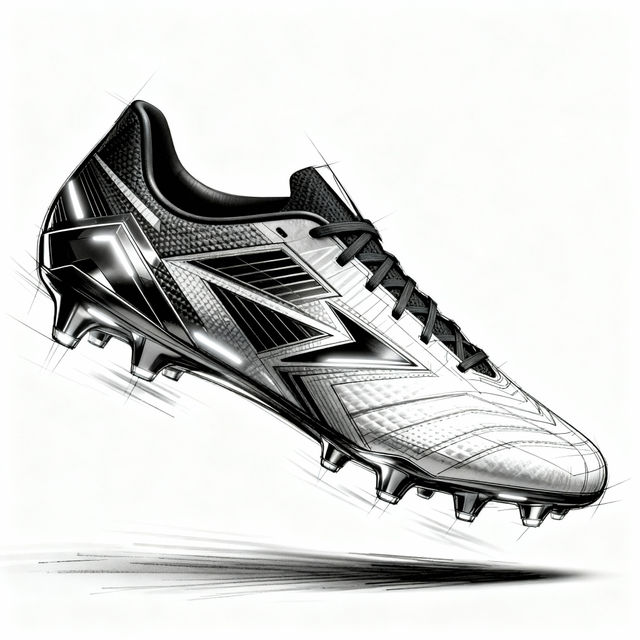 Soccer Cleat Drawing gallery