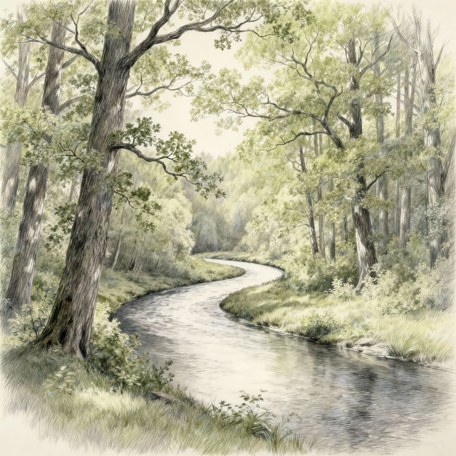Nature Background Drawings gallery