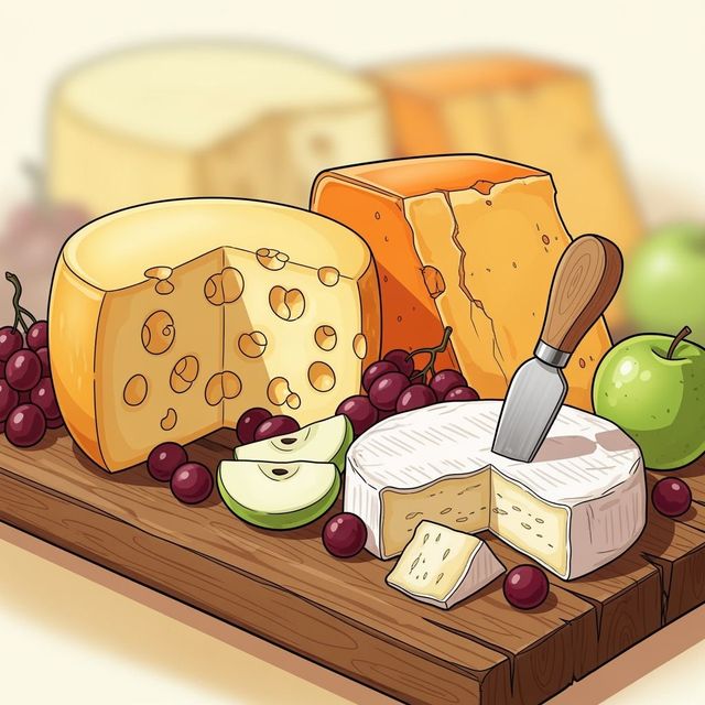Explore Stunning Cheese Drawings Made With AI gallery