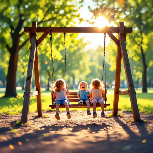 Swing Set Pictures - AI Generated gallery