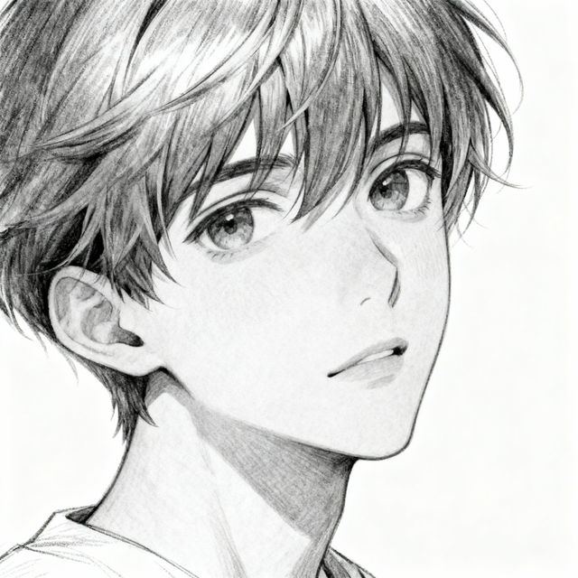 Pencil Anime Boy Drawings gallery