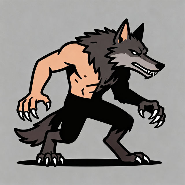 Werewolf Drawing Easy gallery
