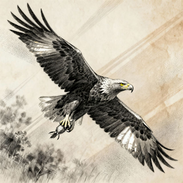 Golden Eagle Drawing gallery