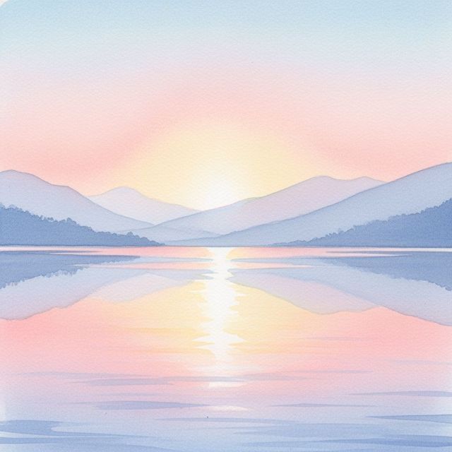 AI Lake Drawing Gallery gallery