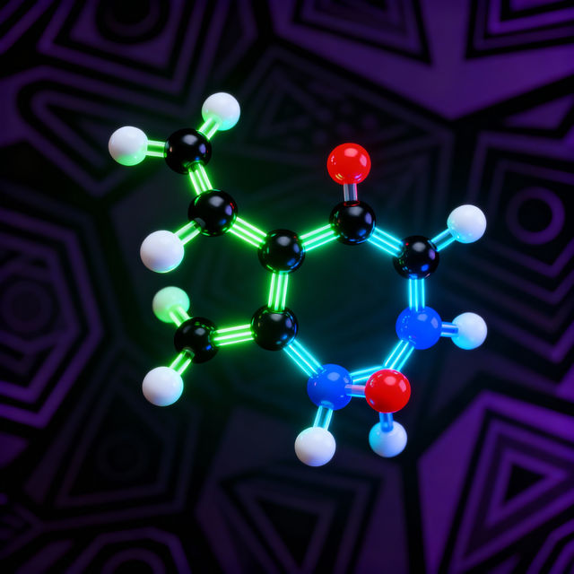 Molecule Drawings - AI Generated gallery