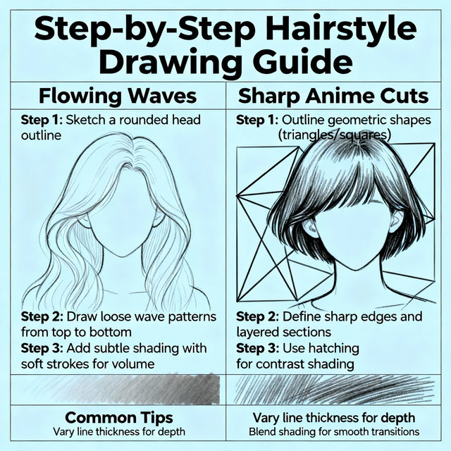 Drawing Hair Tutorial gallery