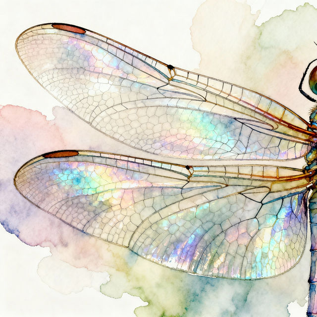 Dragonfly Wings Drawings - AI Generated Art gallery