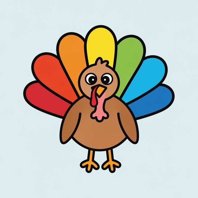Create an Easy Turkey Drawing With AI gallery