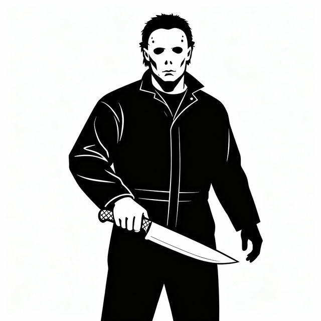Michael Myers Drawing Easy gallery