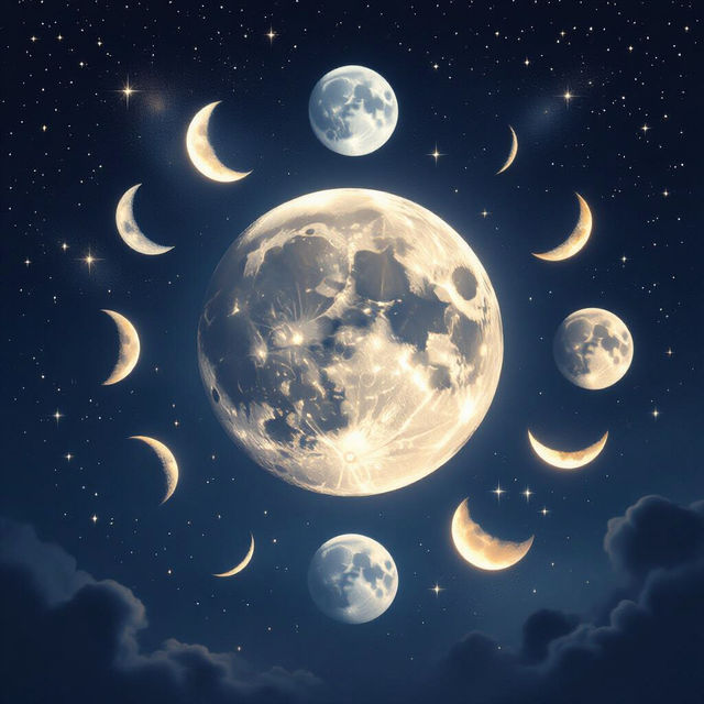 Moon Phase Art gallery