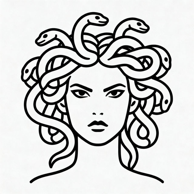 Medusa Easy Drawing gallery