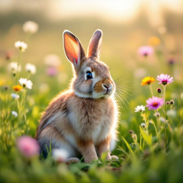 A Picture Of A Rabbit - AI Generated gallery