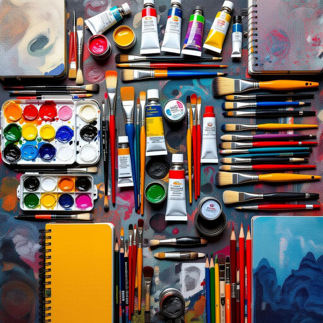 Cool Art Supplies - Made With AI gallery