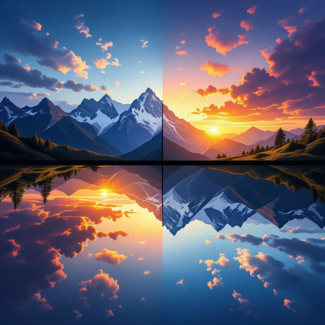 Dual Screen Wallpapers - AI Generated gallery