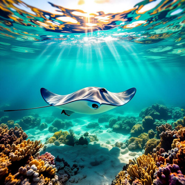 Pictures Of Stingrays - AI Generated gallery