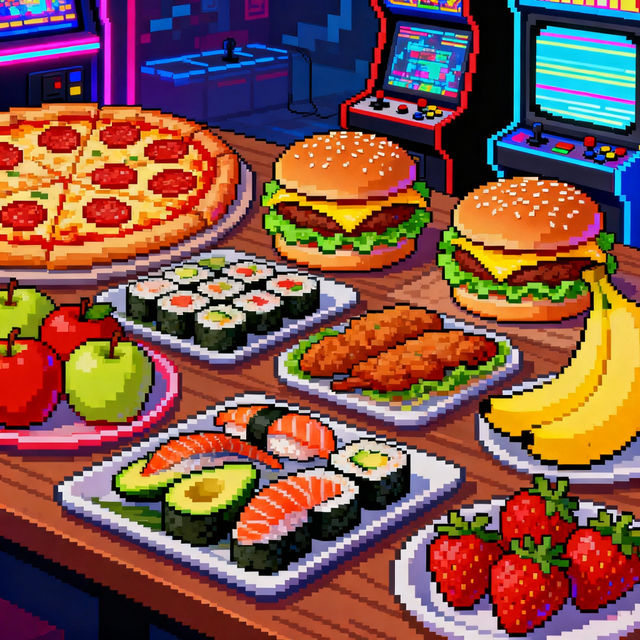 Food Pixel Art gallery