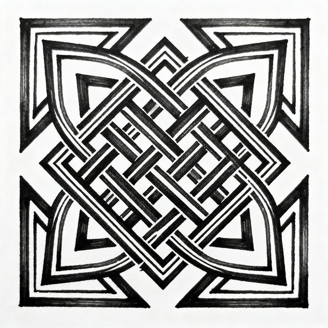Knot Drawings - AI Generated gallery