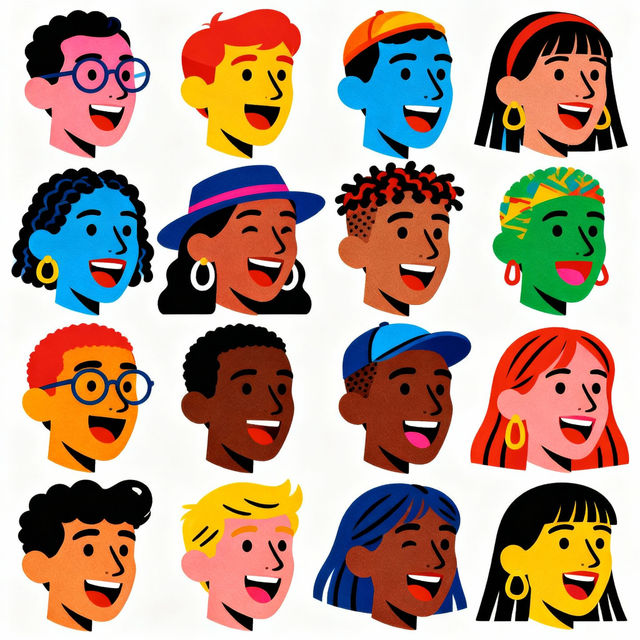 Face Clip Art - Made With AI gallery