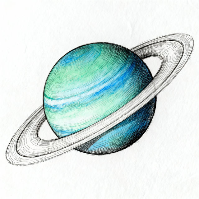 Drawing Of Uranus gallery