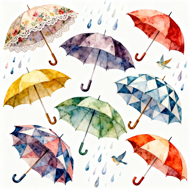 Drawing Umbrella Drawings - AI Generated gallery