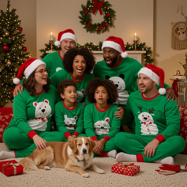 Funny Christmas Pictures Family - Made With AI gallery