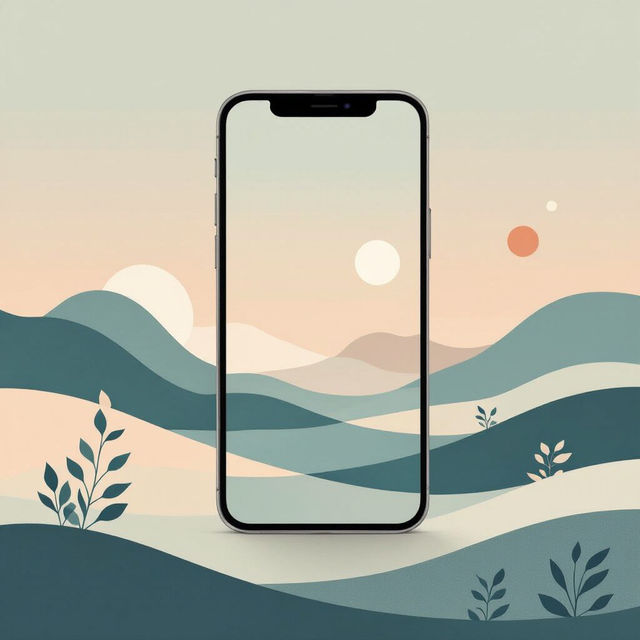 Minimalist iPhone Wallpapers - Made With AI gallery