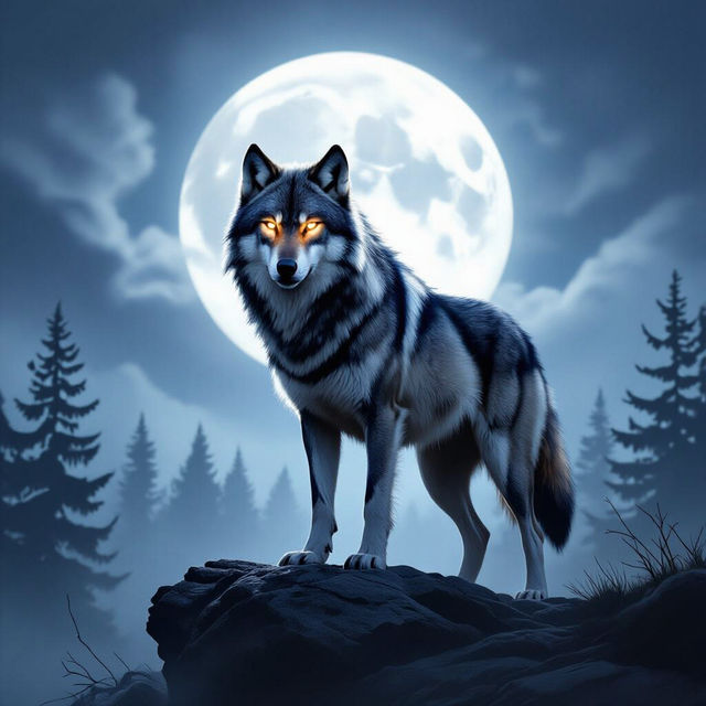 Alpha Wolf Images - Created With AI gallery