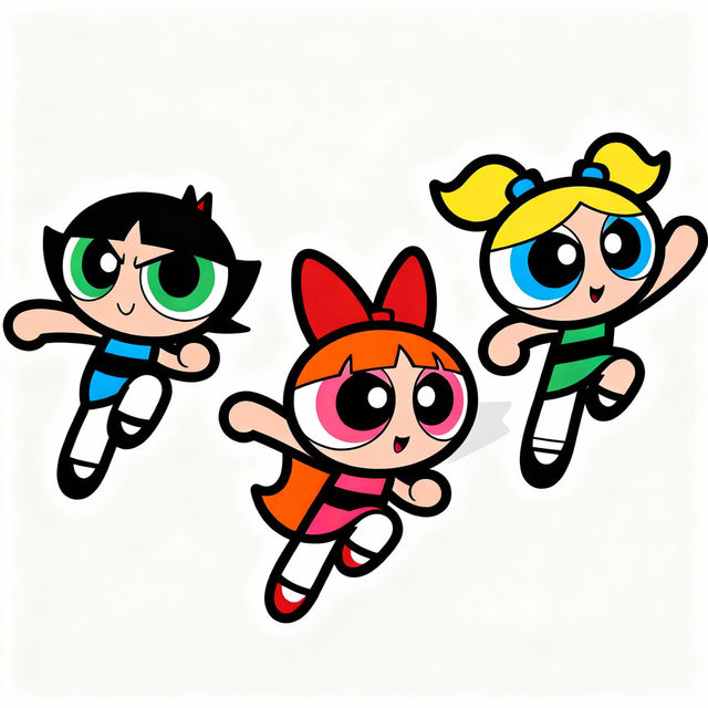 Powerpuff Girls Drawings - Made With AI gallery