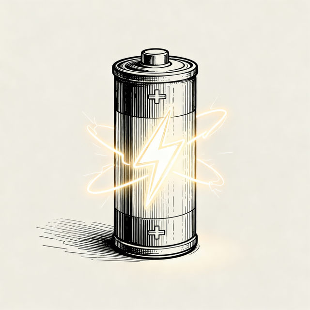 Battery Drawings - AI Generated Art gallery