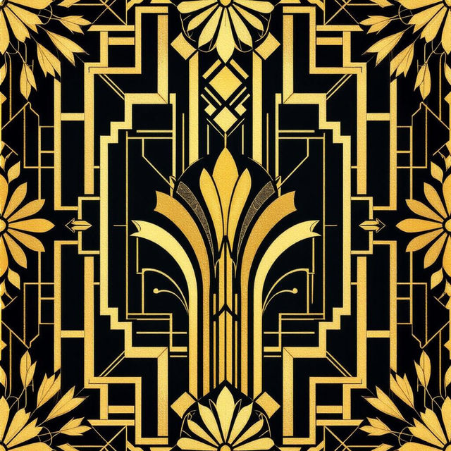 Art Deco Backgrounds - AI Generated gallery