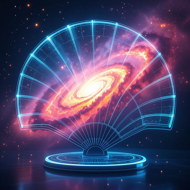 3D Hologram Fan Images gallery