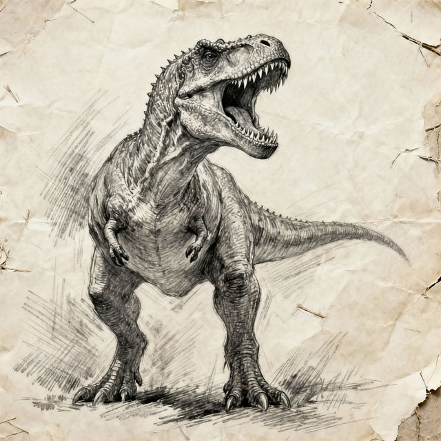 Sketch Dinosaur Drawings - Made With AI gallery