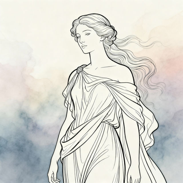 Aphrodite Easy Drawing gallery