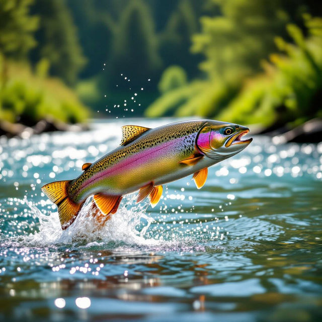 Rainbow Trout Images - Made With AI gallery