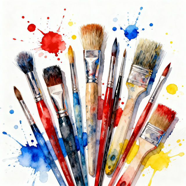 Paint Brush Clip Art gallery