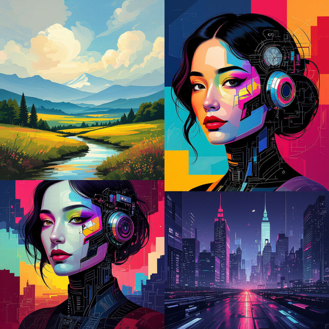 Explore Various AI Art Styles gallery