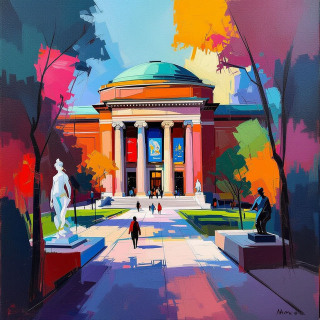 Boston Modern Art Museum gallery