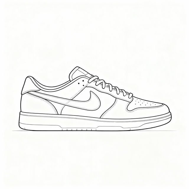 Simple Shoe Drawings gallery
