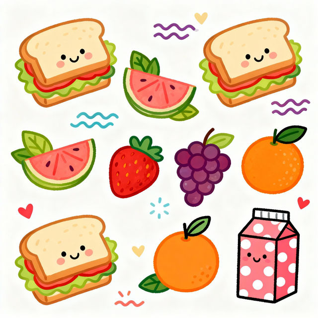 Lunch Box Clip Art - Made With AI gallery
