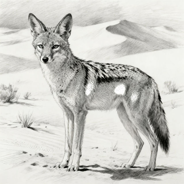 Jackal Drawings - AI Generated Art gallery