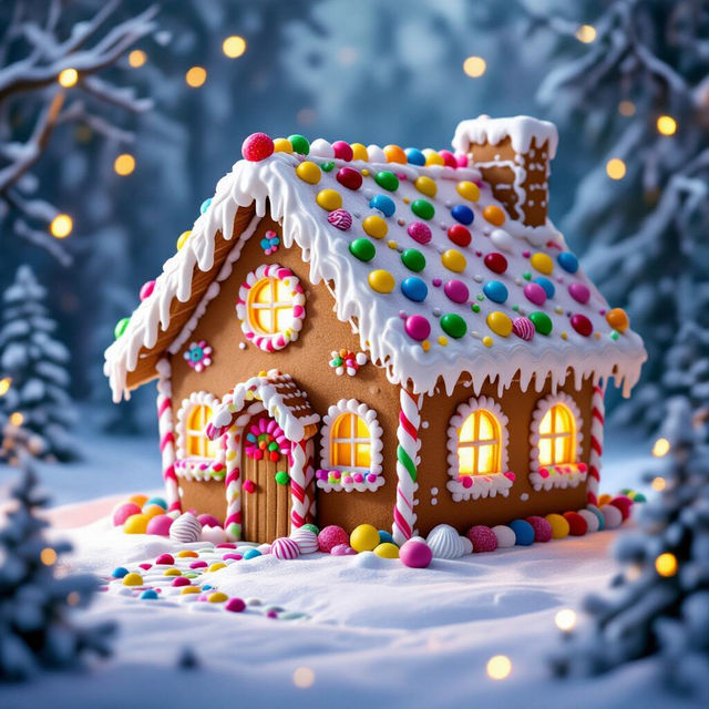 Gingerbread House Images - Made With AI gallery