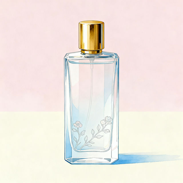 Perfume Bottle Drawing - AI Art gallery