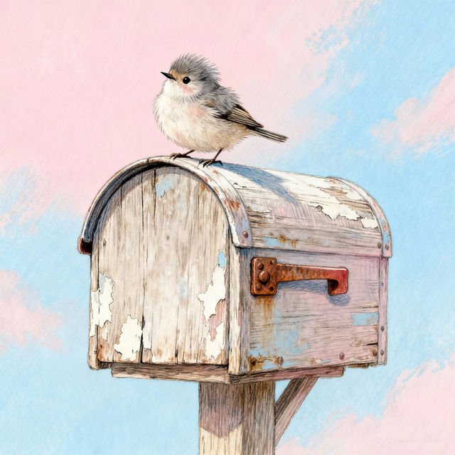 Mailbox Drawings - AI Generated gallery